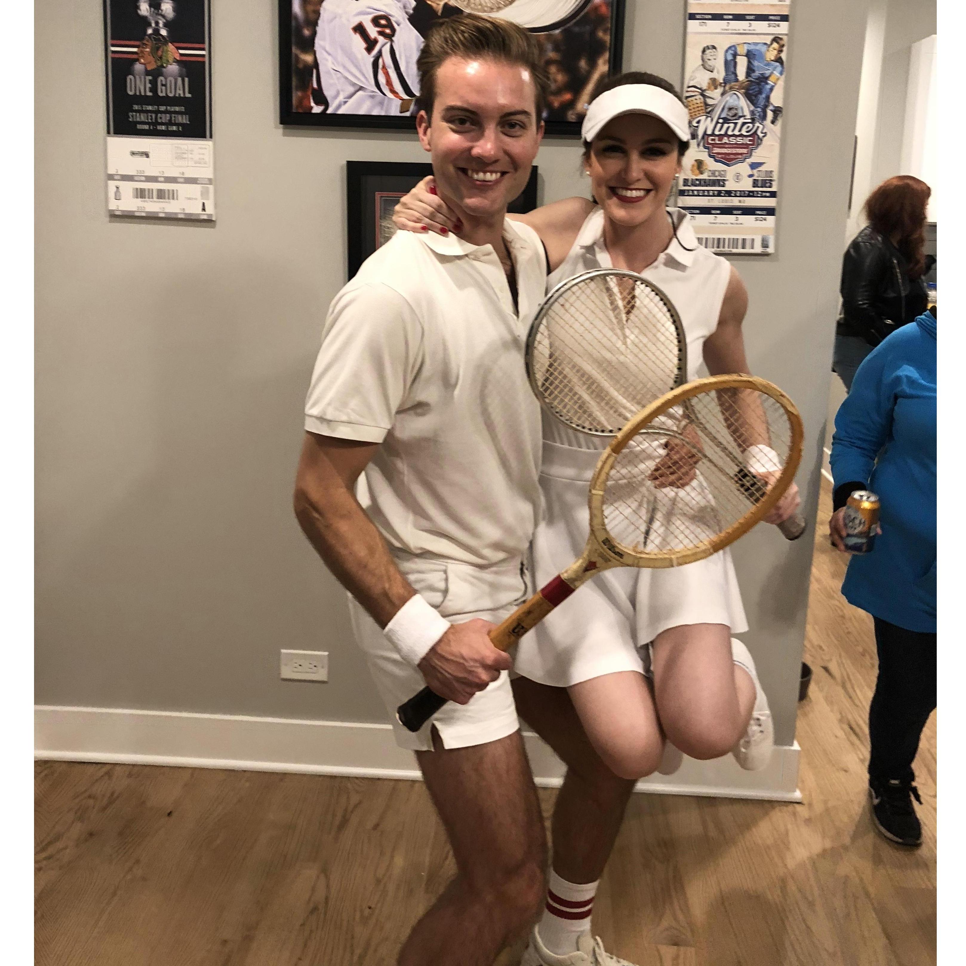 Vintage Tennis Pros circa Halloween 2018