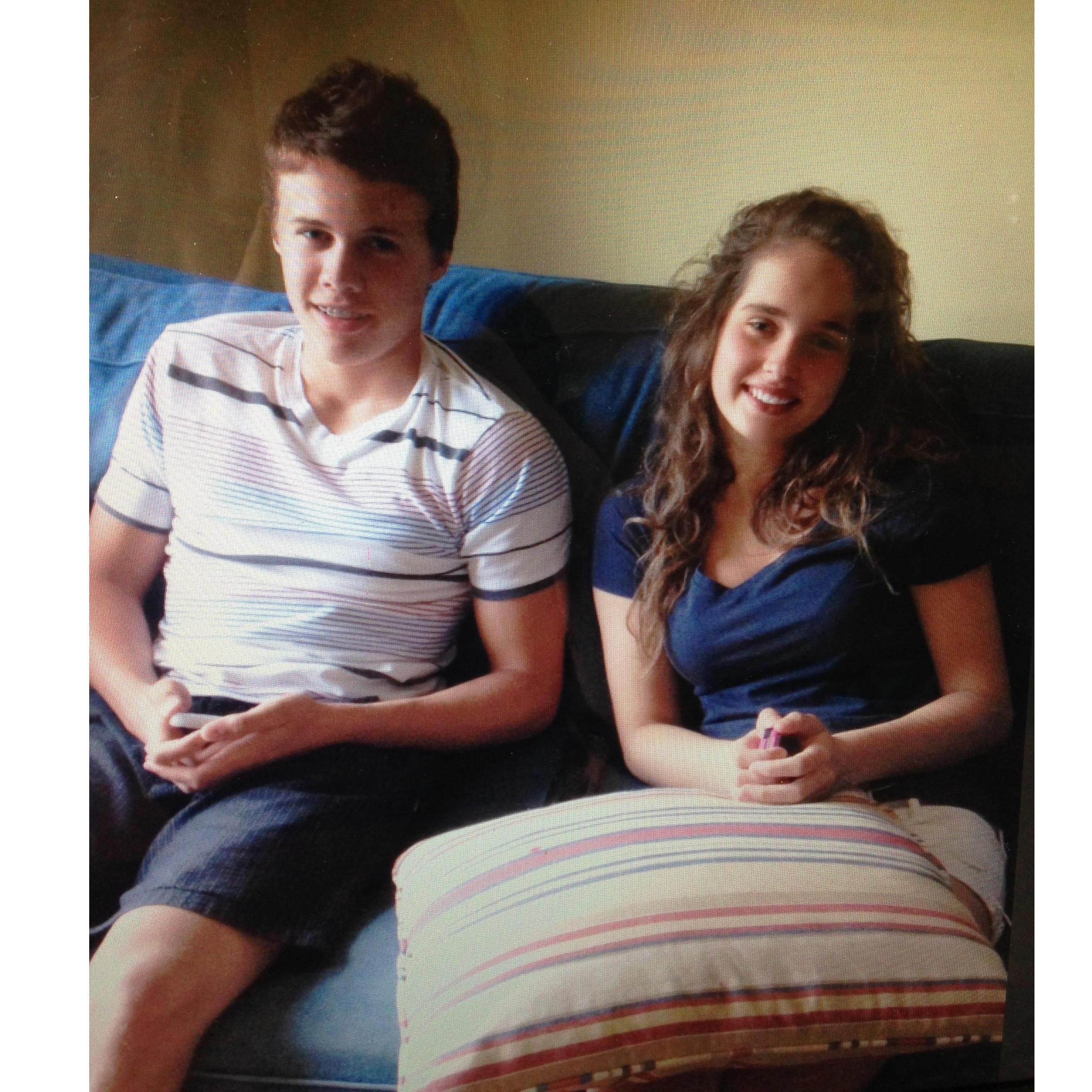 Our very first time hanging out!