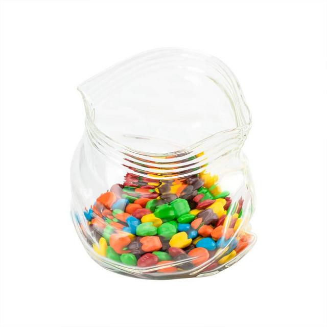 Restaurantware Retail Candy Snack Jar with Aluminum Lid 17 oz 100 Count Box Large Clear
