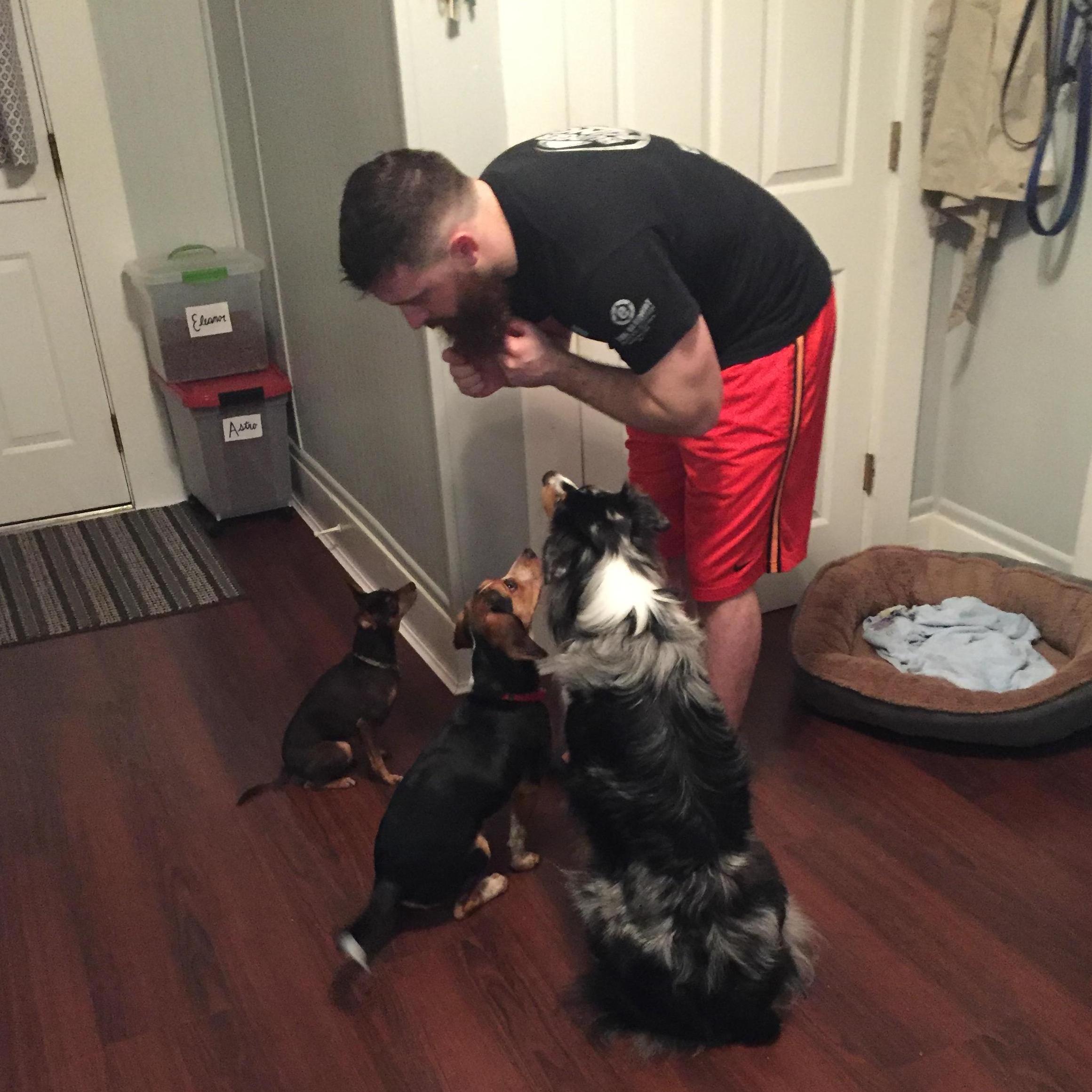 January 2017 - We all started living together!