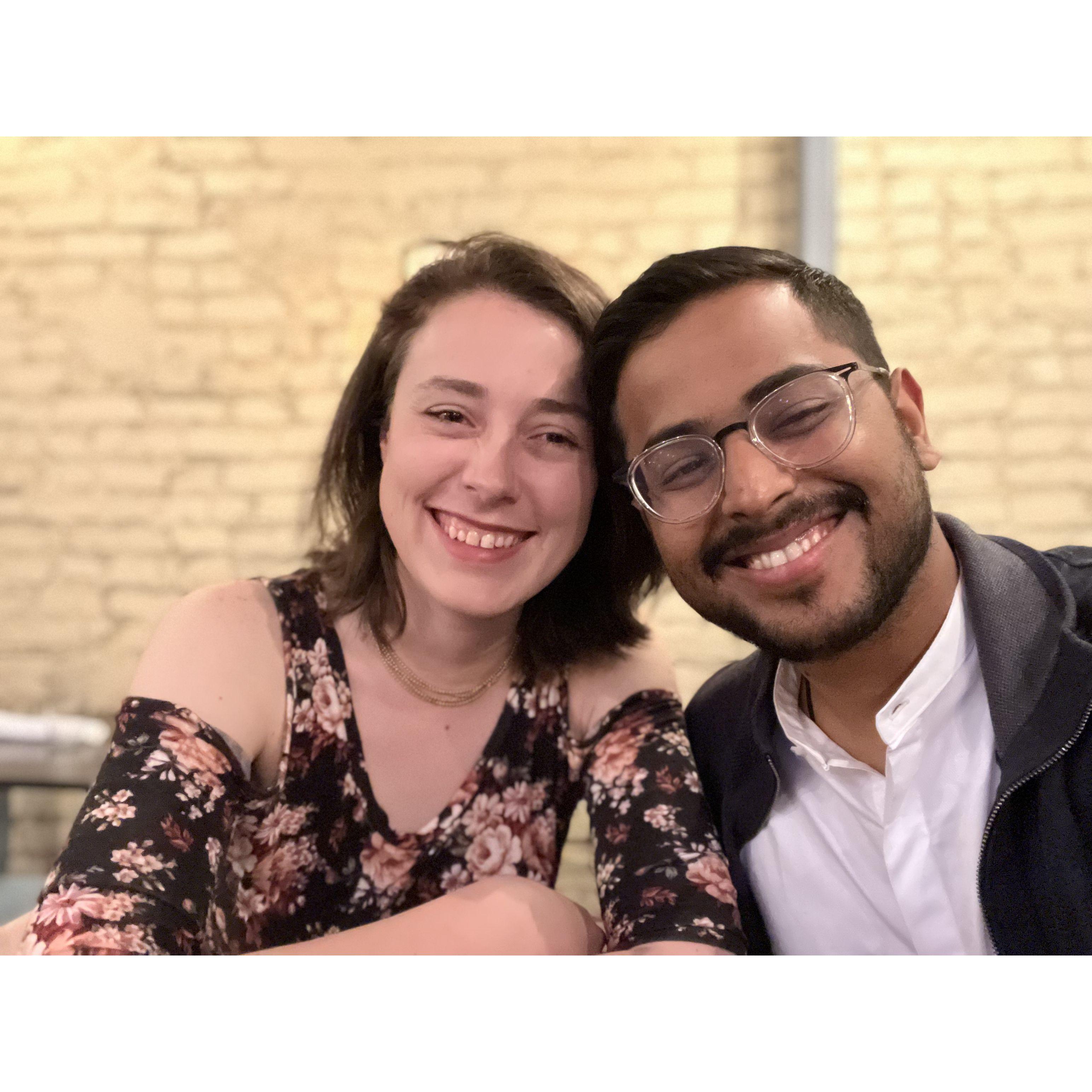 First Valentine's date selfie