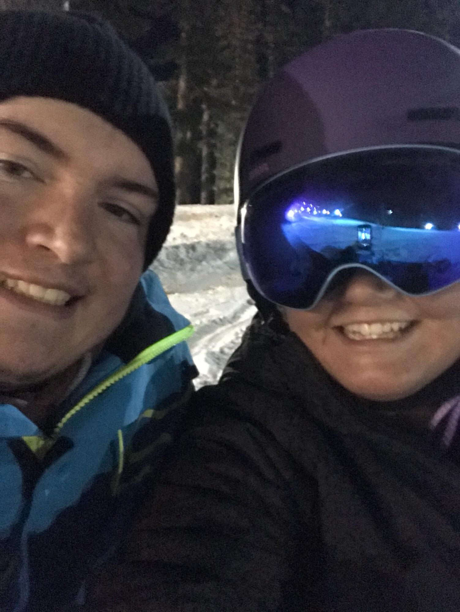 First snowboarding trip together