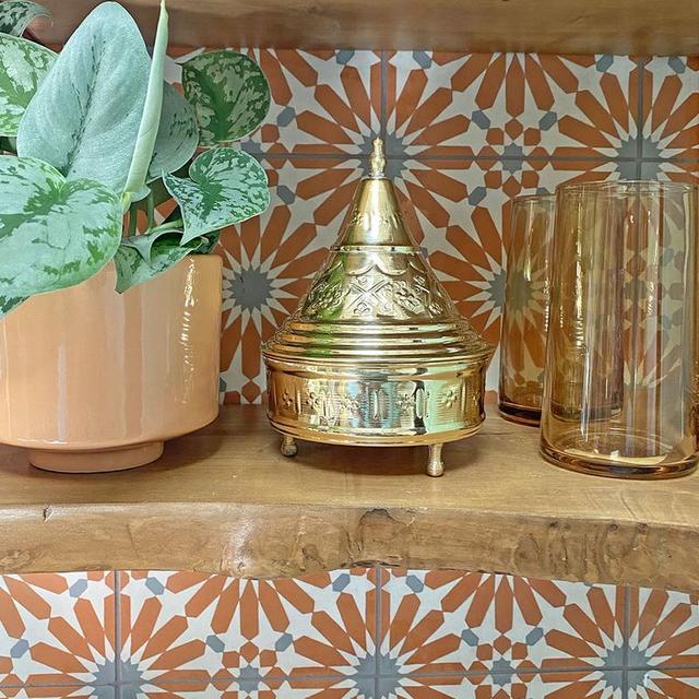 Lidded Gold Dish (Jungalow)