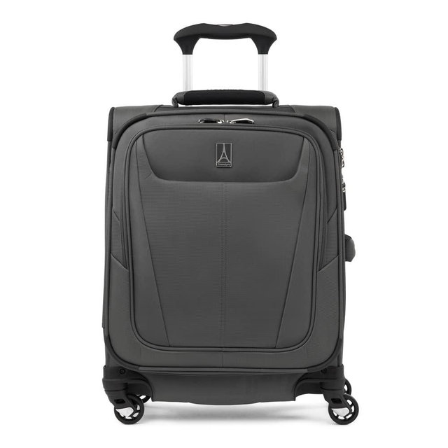 Travelpro Maxlite 5 Softside Expandable Luggage with 4 Spinner Wheels, Lightweight Suitcase, Men and Women, International, Shadow Grey, Carry-on 19-Inch