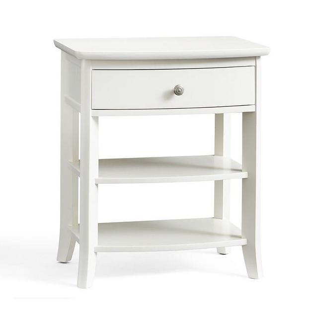 Chloe 24" Nightstand, Antique White