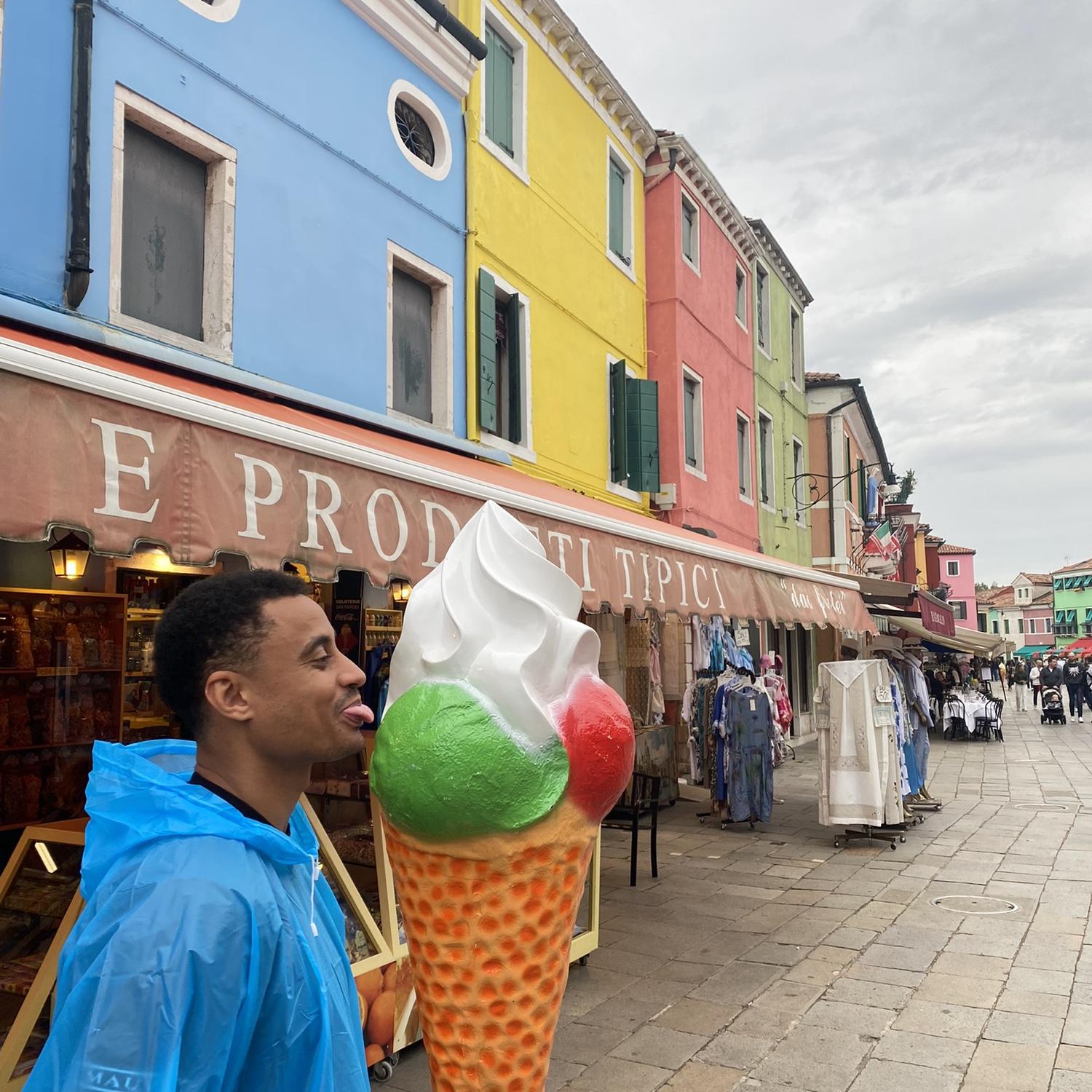 September 24, 2022 - Burano island off of Venice, Italy