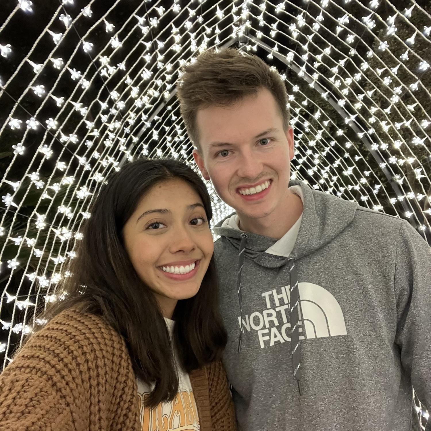 One of Rob's favorite photos. We had only been dating for about 2 months here.