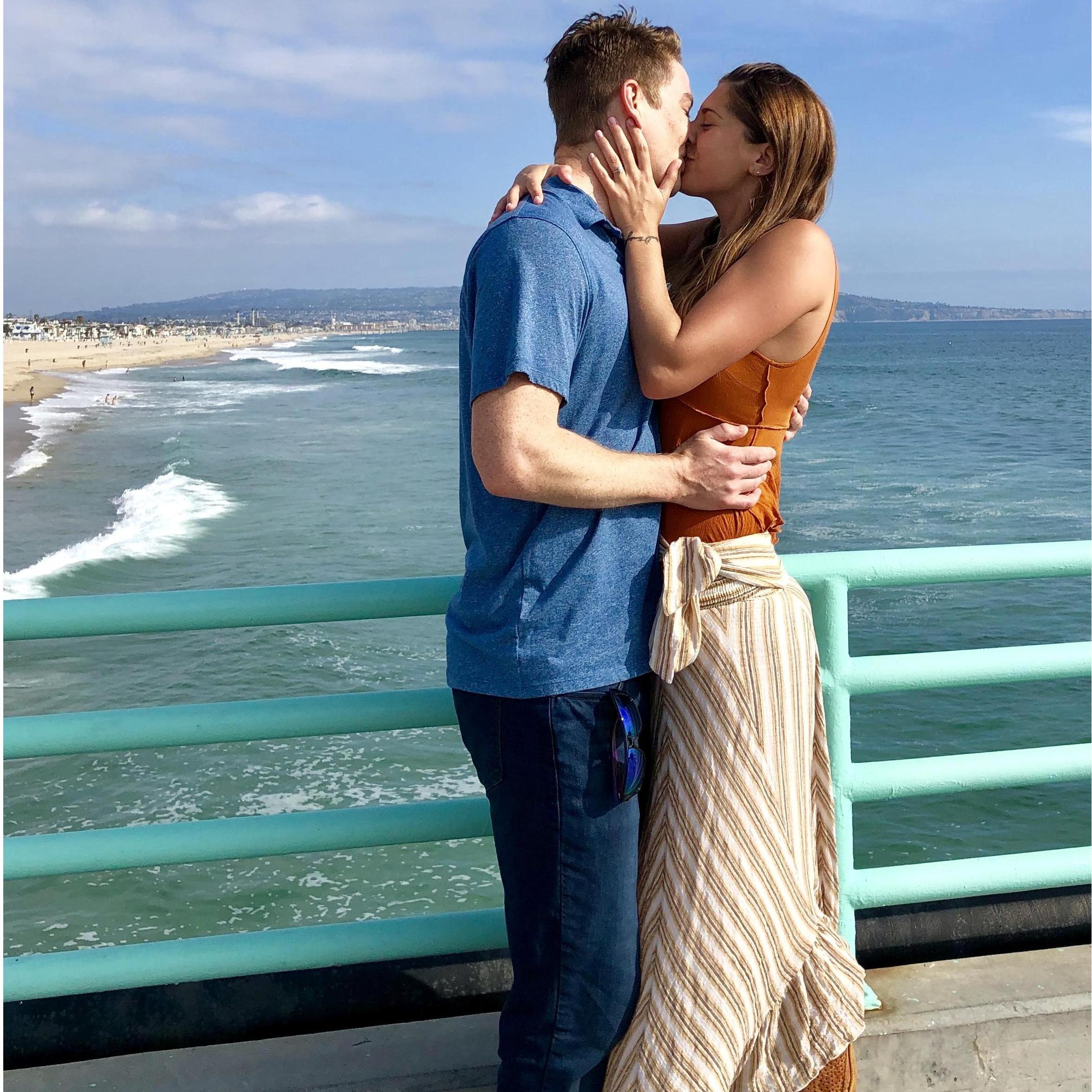 The day we got engaged!