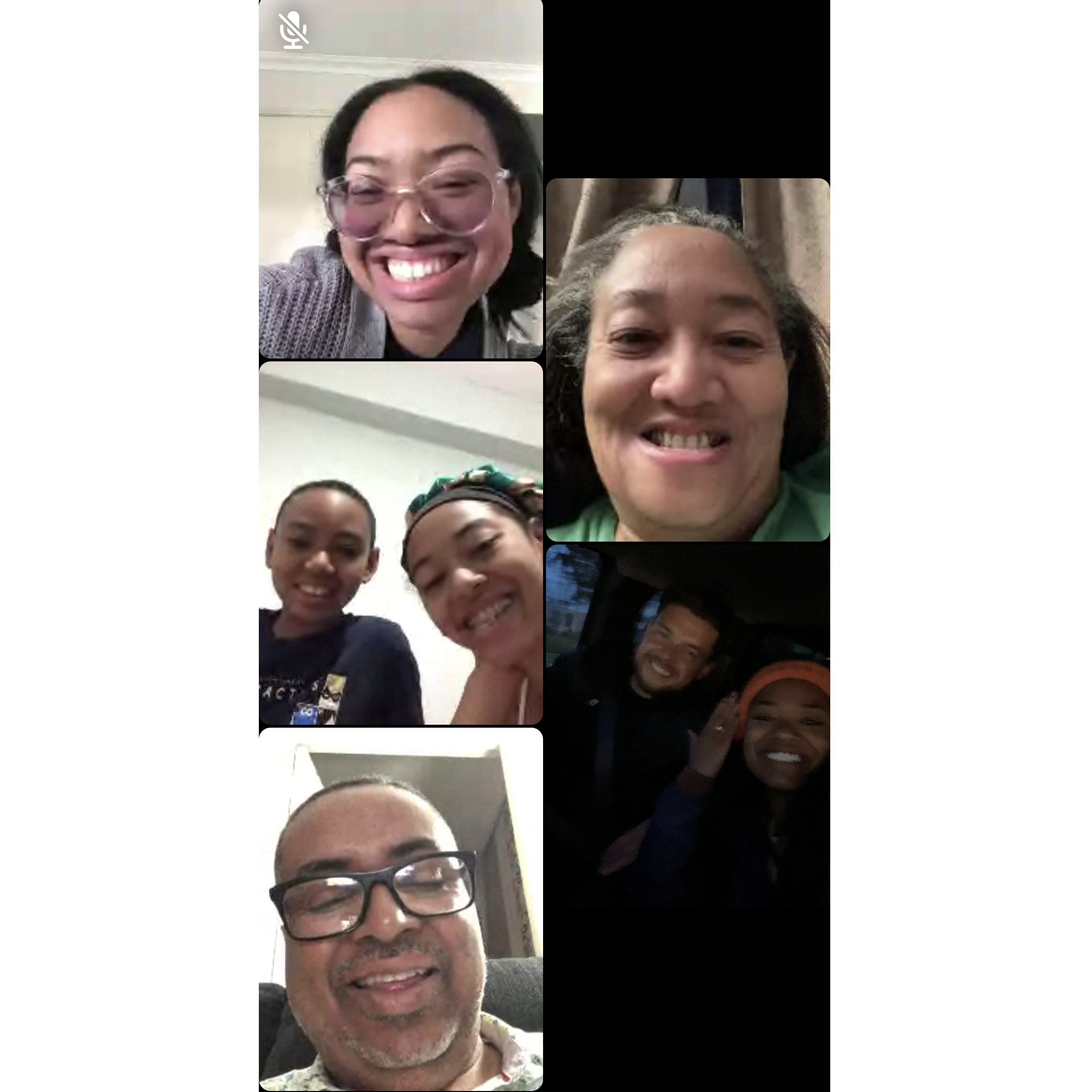 The first time my whole family picked up at the same time - we were in 3 different countries (US (SF and Florida), Jamaica , Australia!