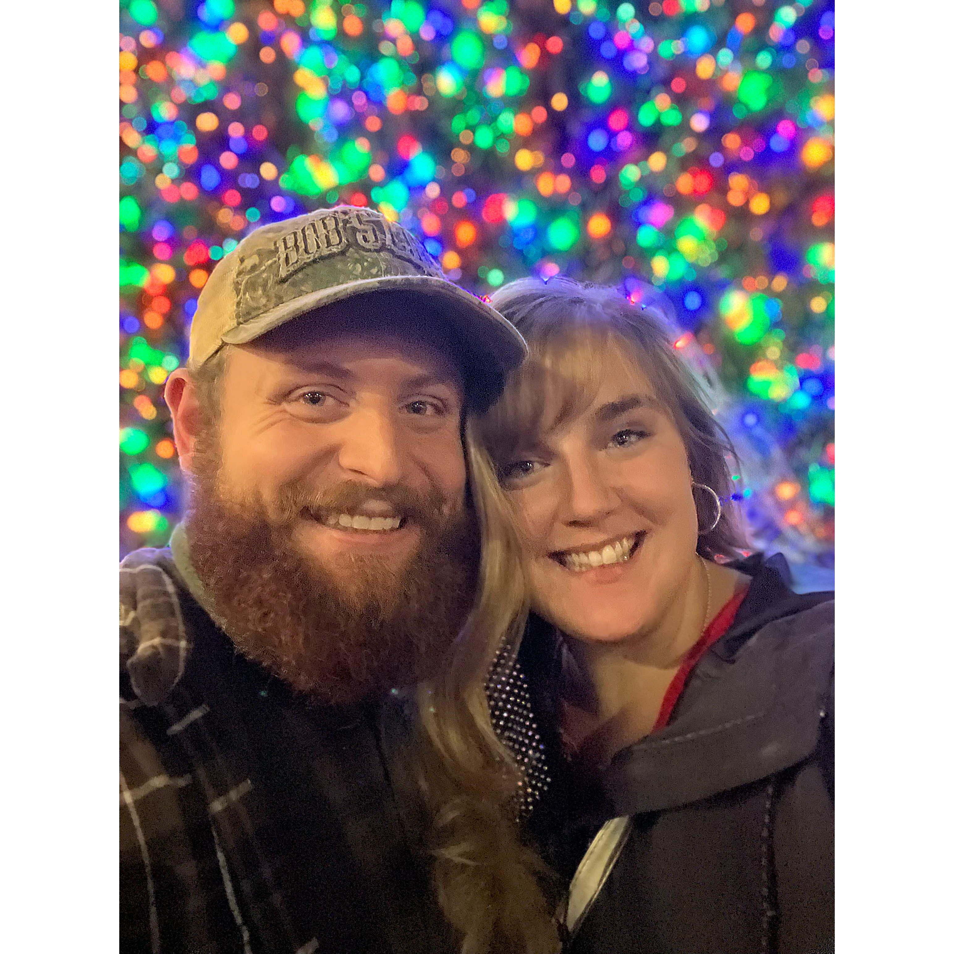 One of the times Mikey visited Karrin in Bellingham during one of her long lab tests...we took advantage of the Christmas festival