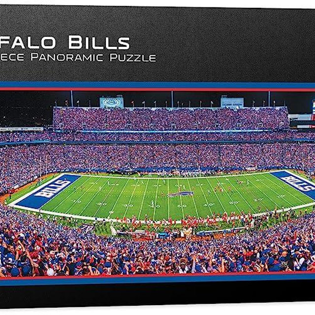 Masterpieces NFL Unisex Stadium Panoramic Jigsaw Puzzle, 1000-Piece