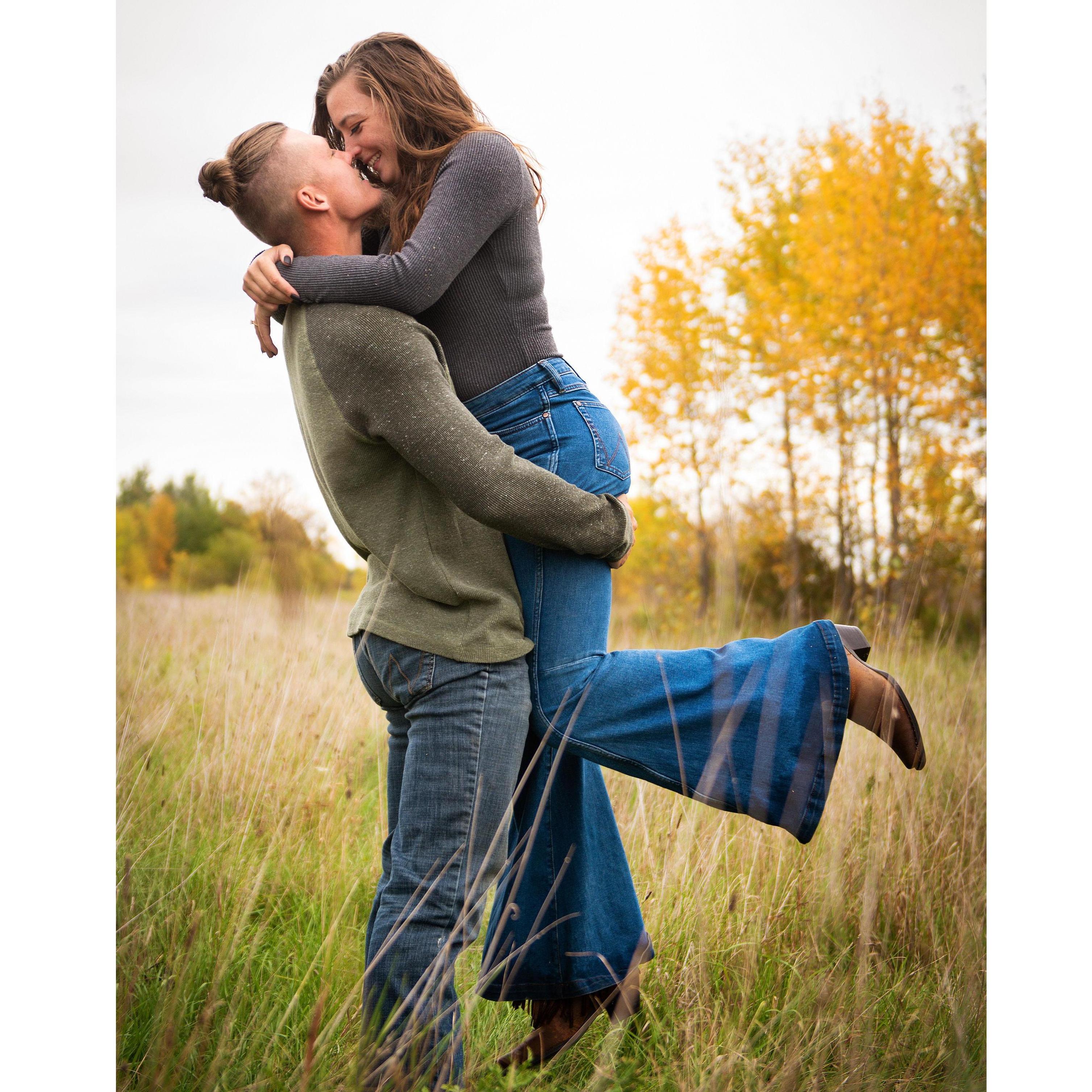 Engagement photos from September 2021!