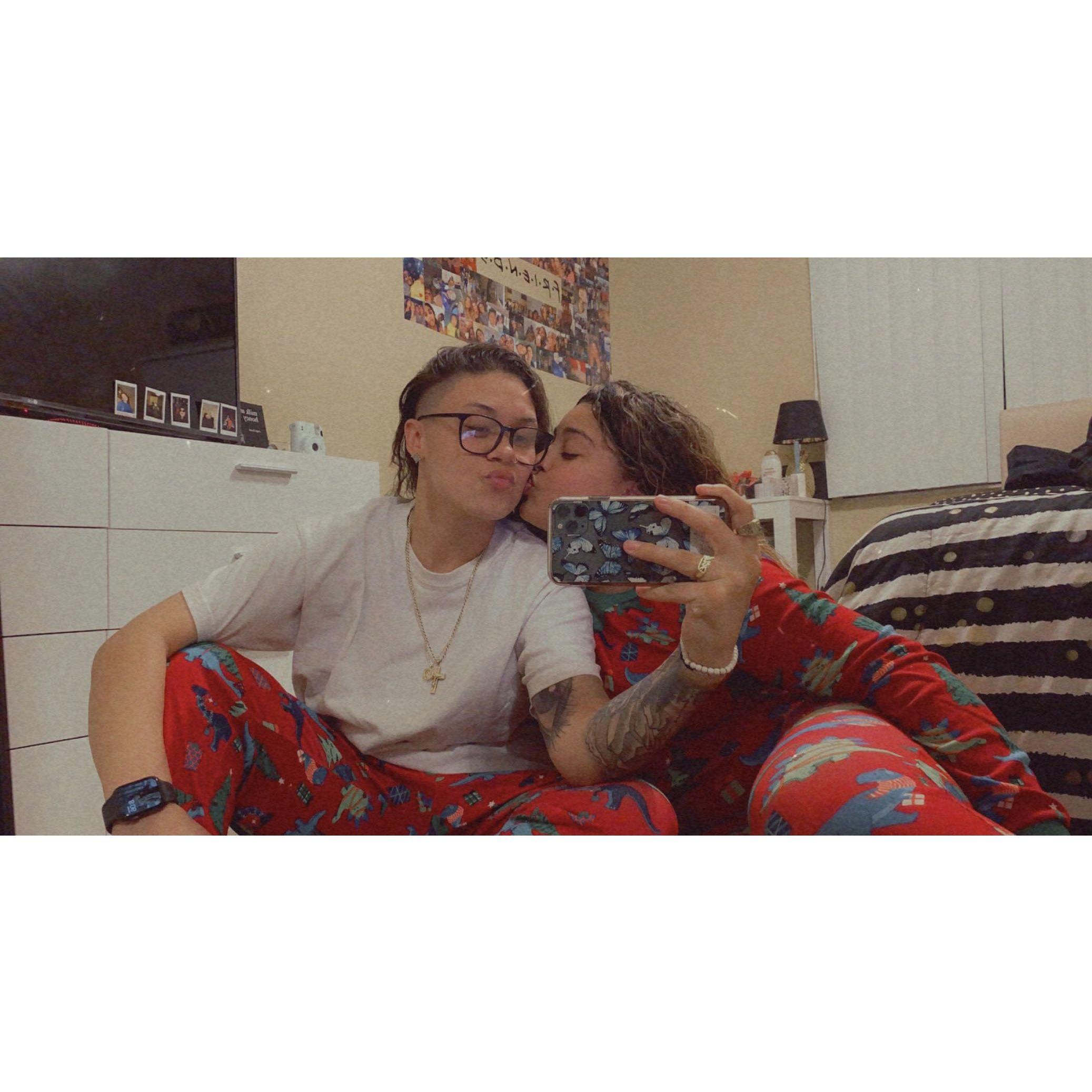 Our first Christmas together.