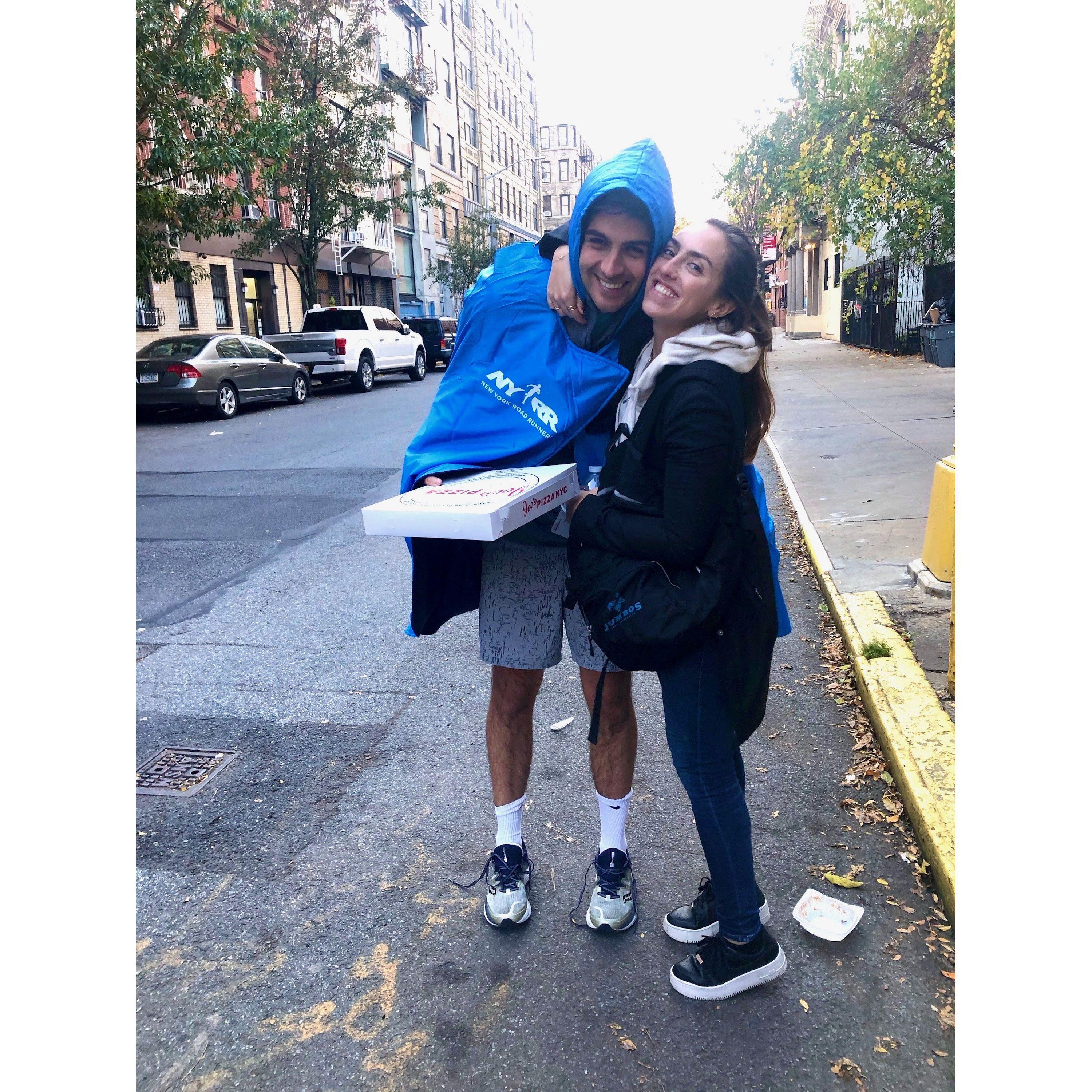 After Ben finished the NYC marathon! (November 2019)