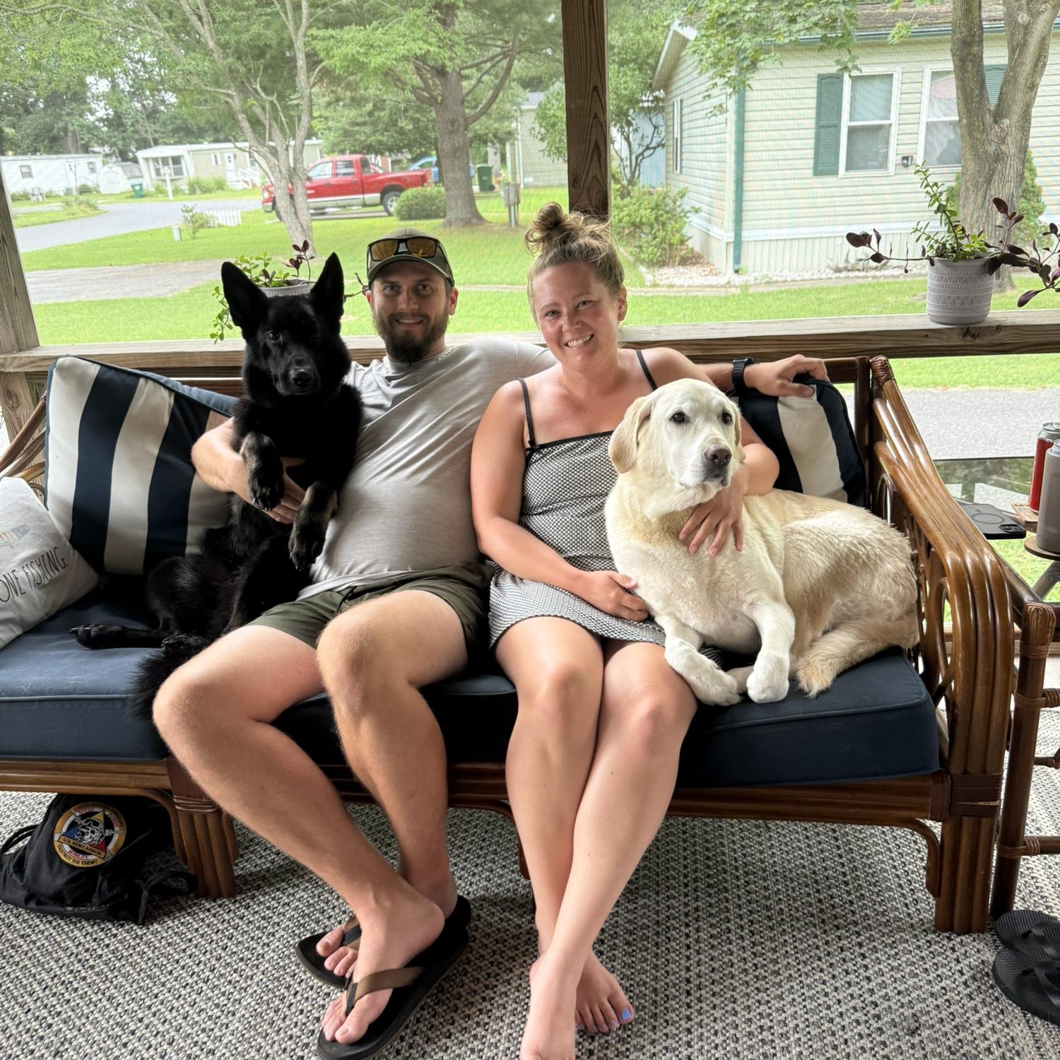 You, me, and the dogs ♥️