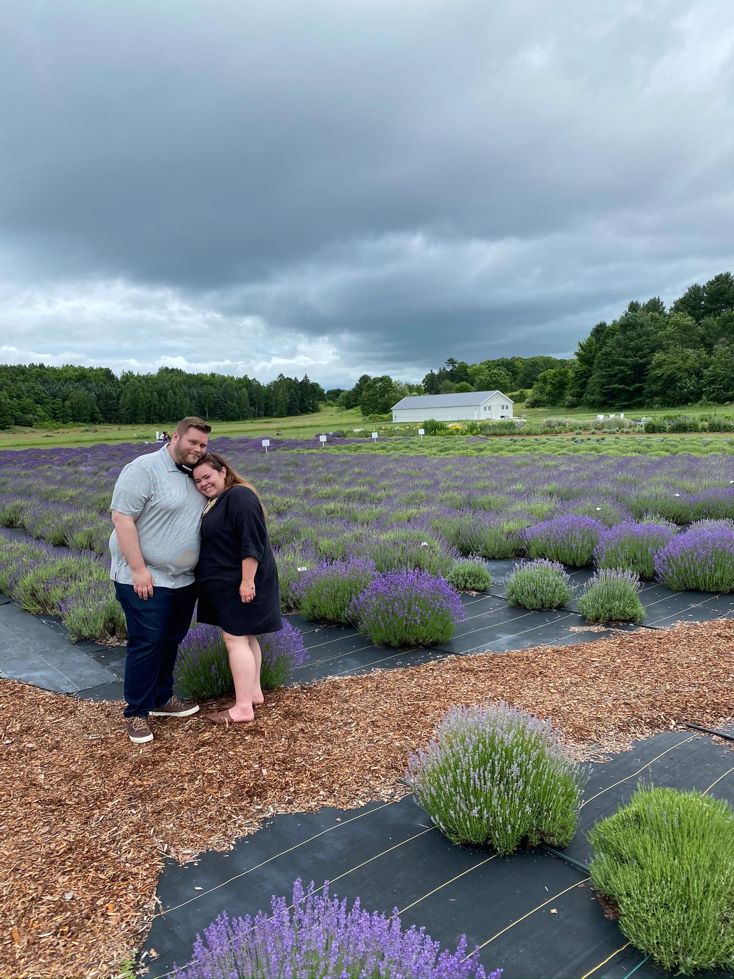 A trip to a lavender field in Traverse City in the summer of 2020.