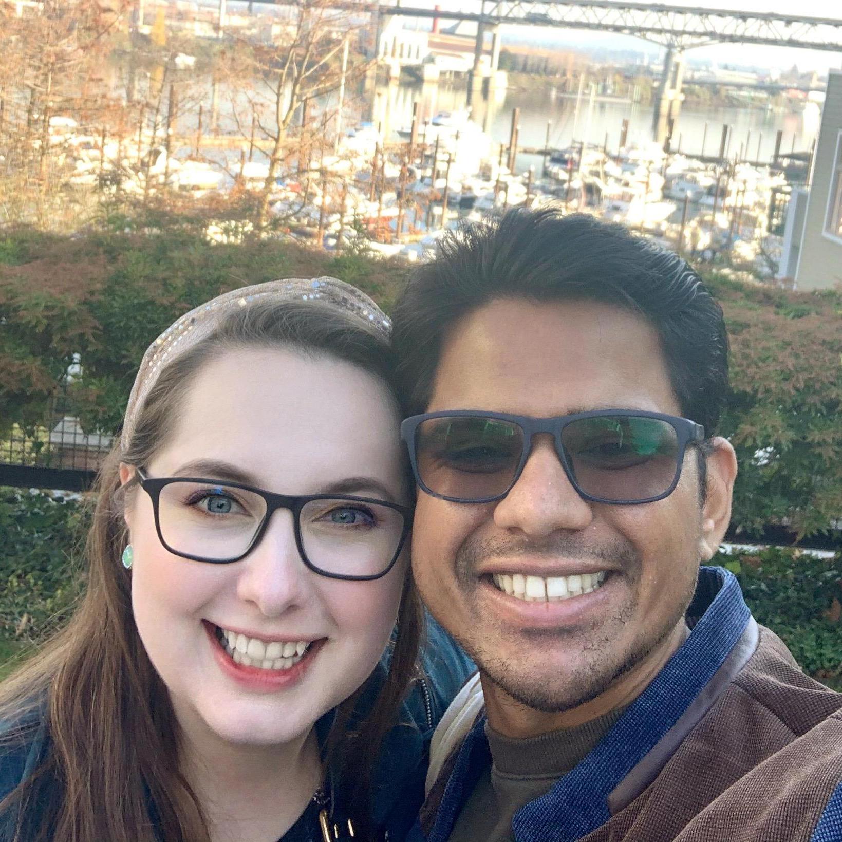 On a wedding venue crawl at the Portland waterfront!