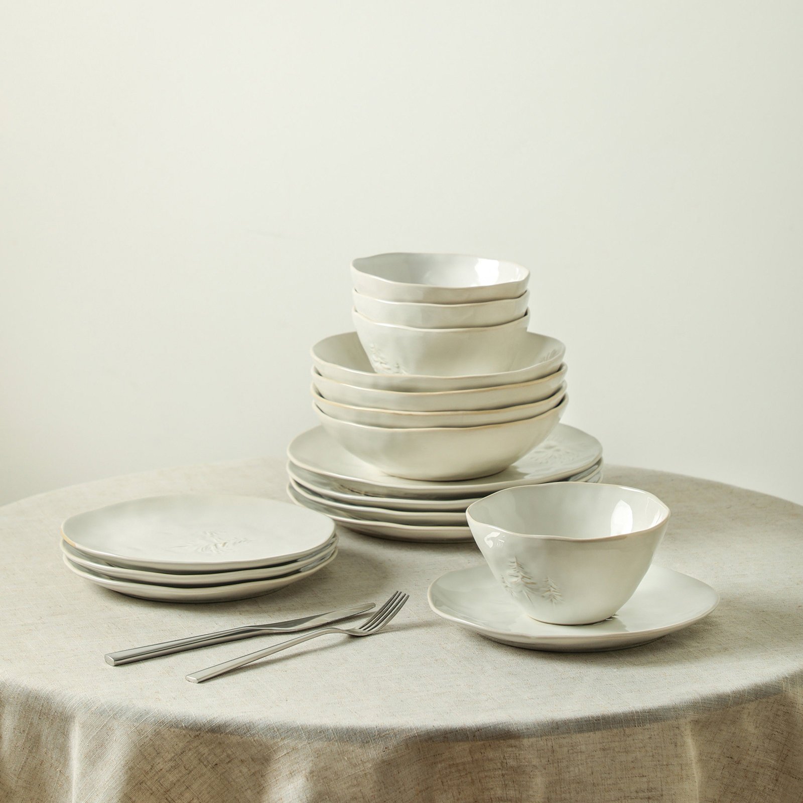 Stone Lain, Arctic 16-Piece Dinnerware Set, Service for 4 | Zola