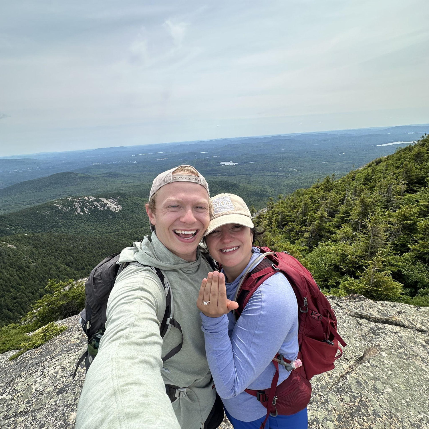 On top of Mt. Chocorua!