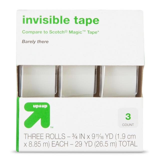 3pk Invisible Tape - Up&Up™