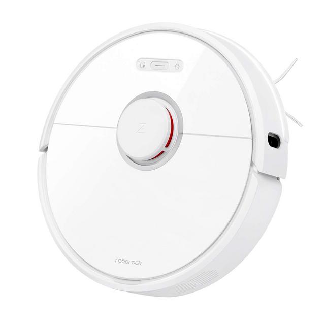 Roborock S6 Robot Vacuum, Robotic Vacuum Cleaner and Mop with Adaptive Routing, Selective Room Cleaning, Super Strong Suction, and Extra Long Battery Life, Works with Alexa(White)