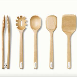 Utensil Set | 5-Piece Wooden Cooking Utensils