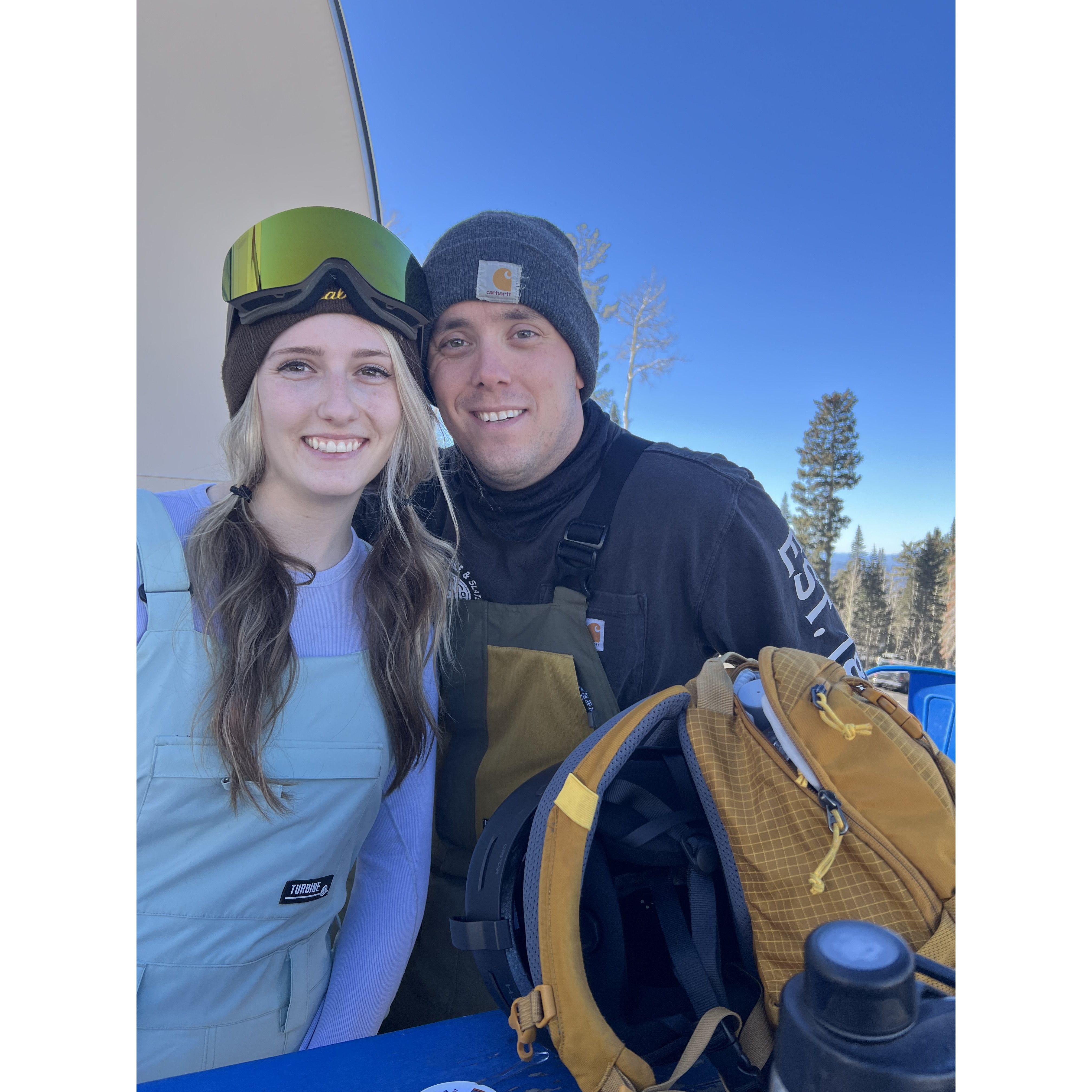Snowboarding in Flagstaff
