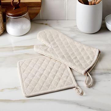 Pot Holder & Oven Mitt Cotton Canvas
