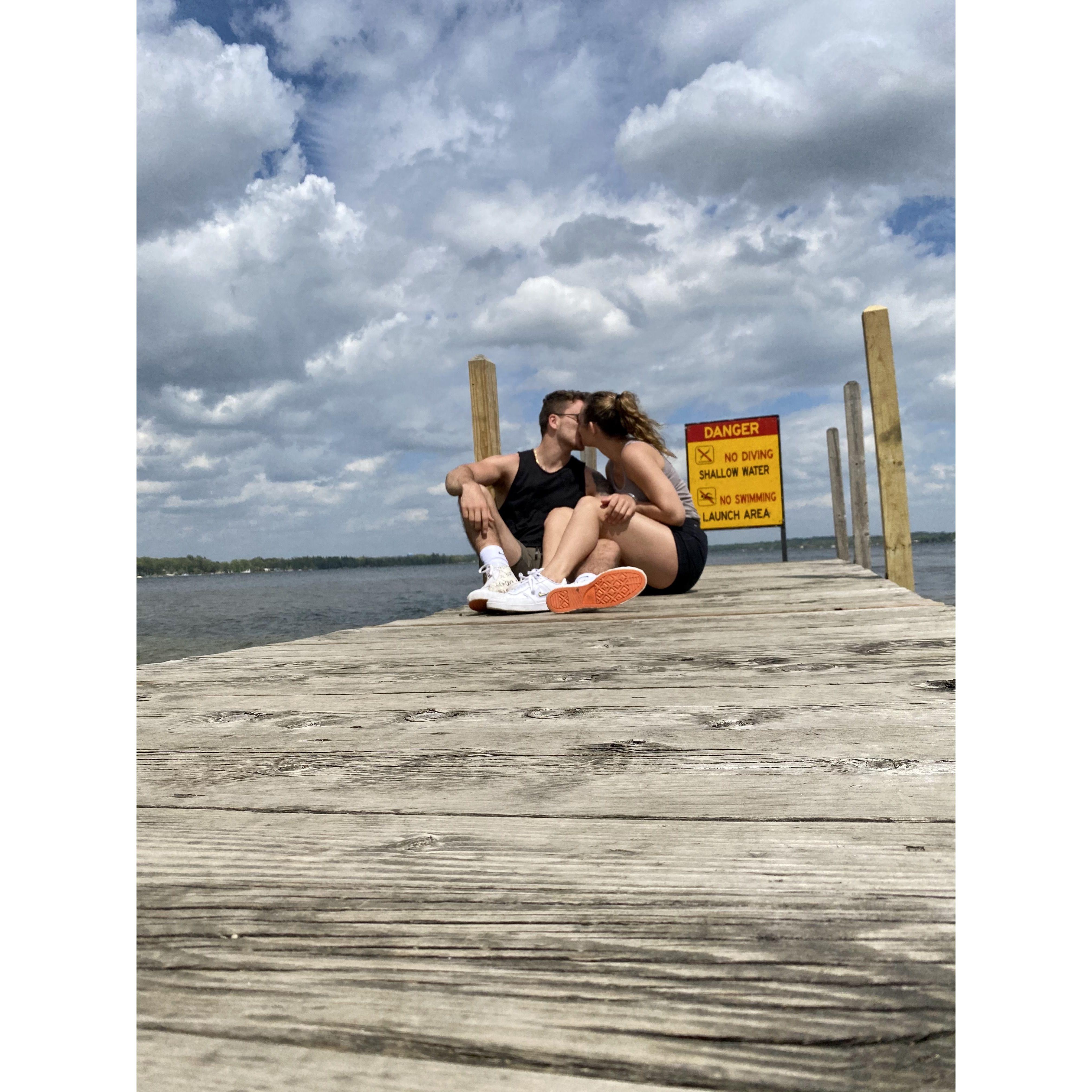They began dating a few months later in 2021 and took their first of many trips together (to Michigan). They both feel blessed in how often they are able to travel together and see the world.