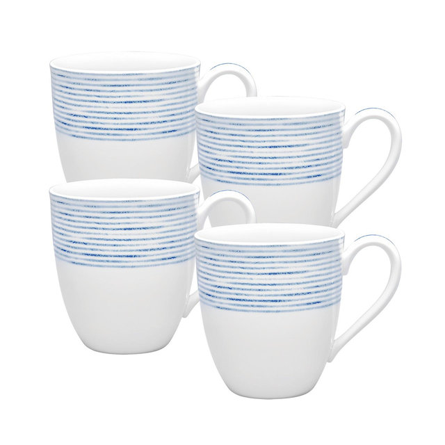 Noritake Hammock Mugs, Set of 4