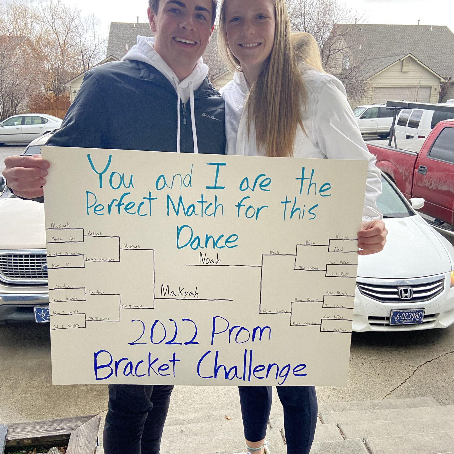 Noah asked makyah to senior prom.