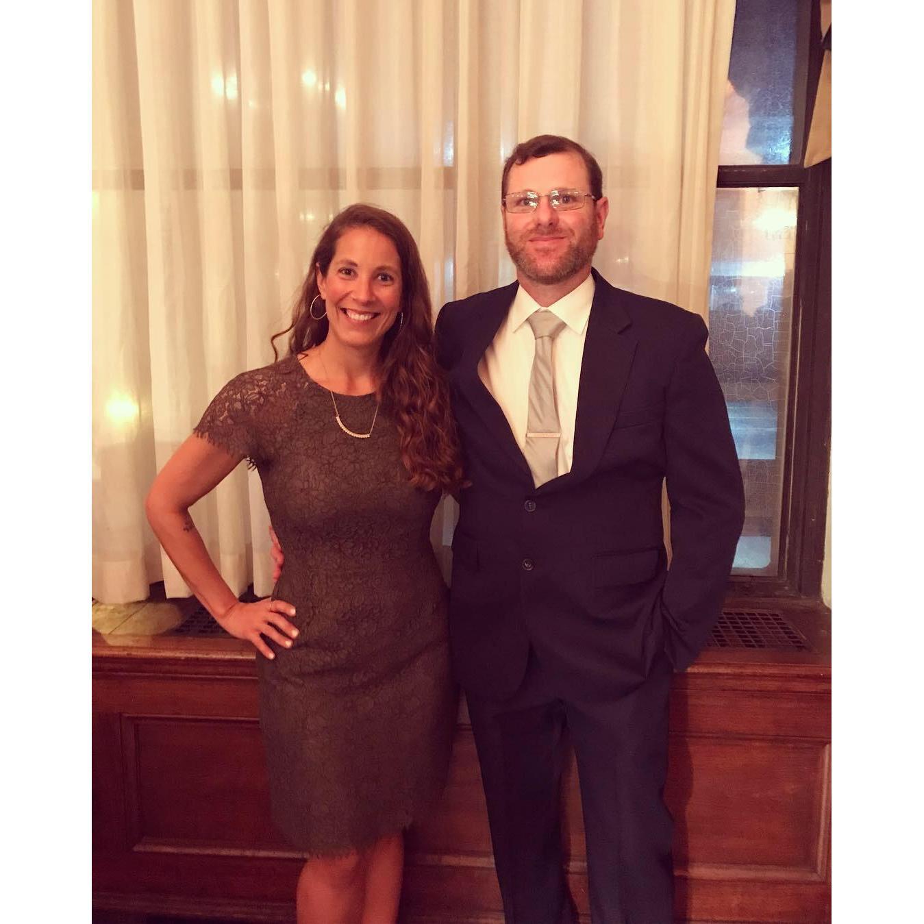 At my cousin Adam and Sara's wedding.