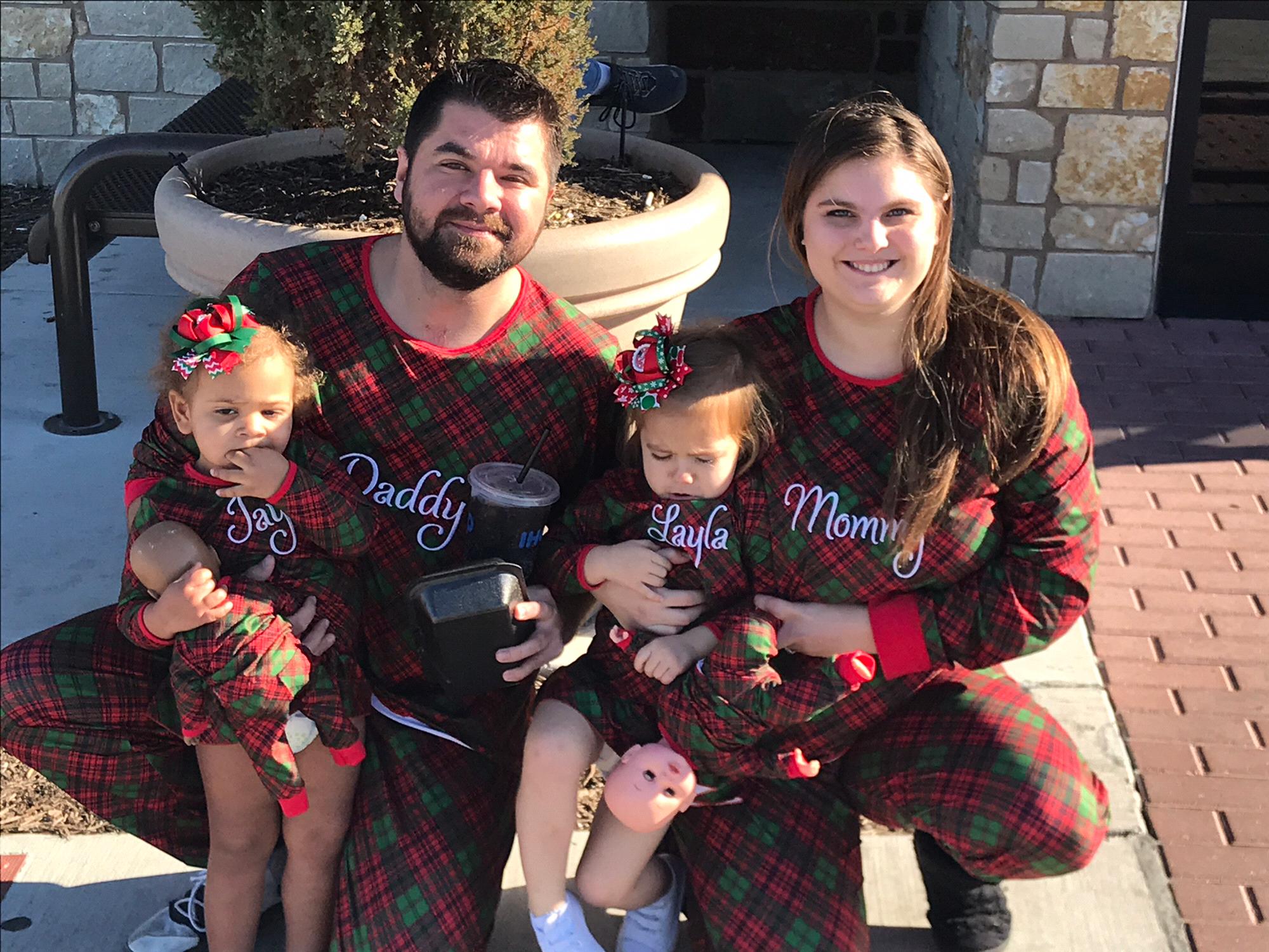 Matching family Christmas jammies