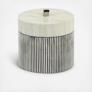 Pinstripe II Round Box