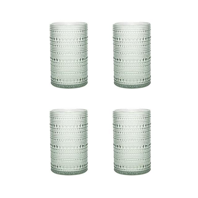 Fortessa Orbetto Outdoor Iced Beverage Glasses 13 Oz, Set of 4