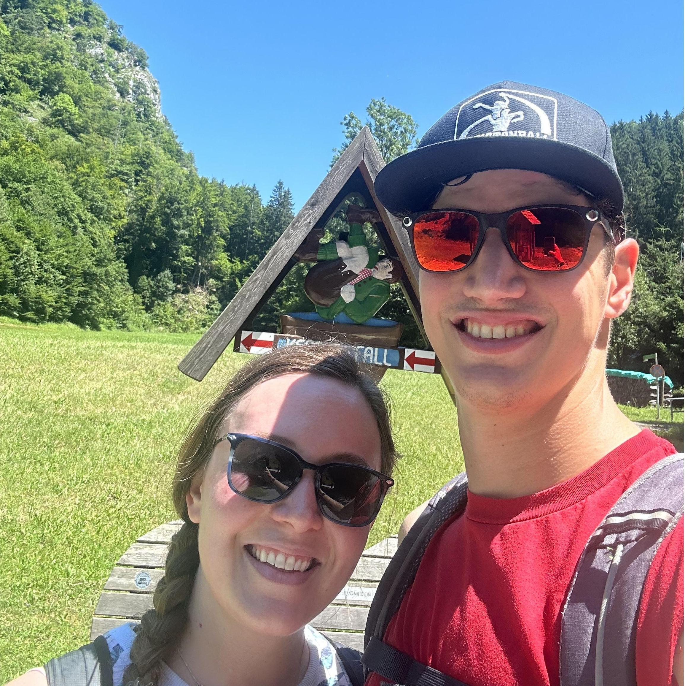 On a hiking trip in Austria, 2023.