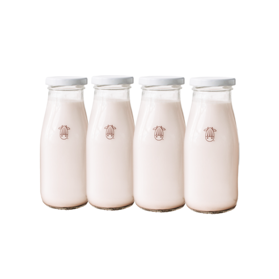 Almond Cow Bottles - Set of 4