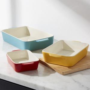 Aqua Potluck Baking Dish, Set of 3