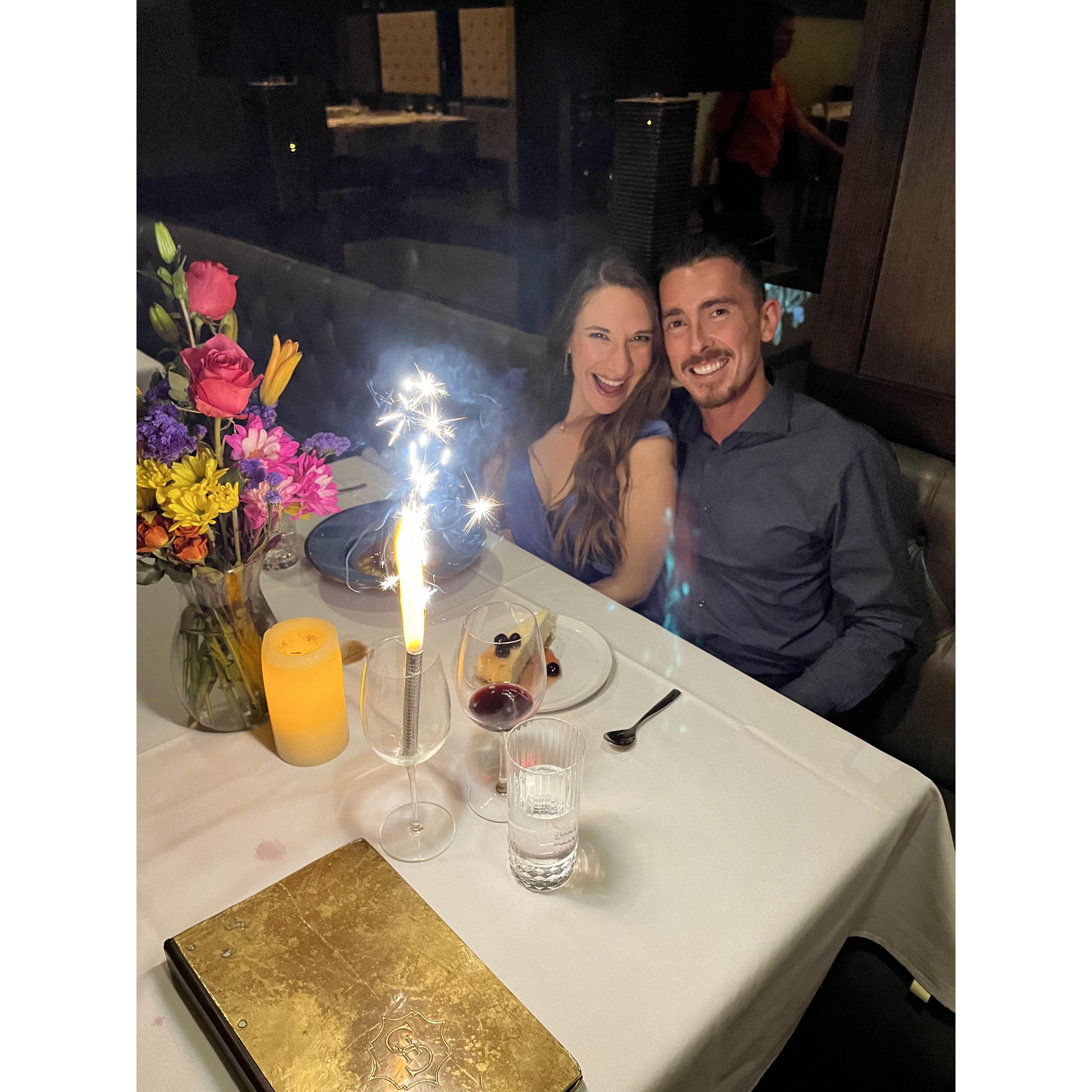 Dinner at Stockhill on the Plaza
