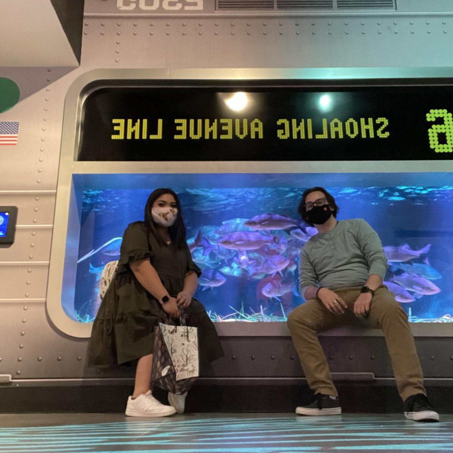 Aquarium trip during COVID