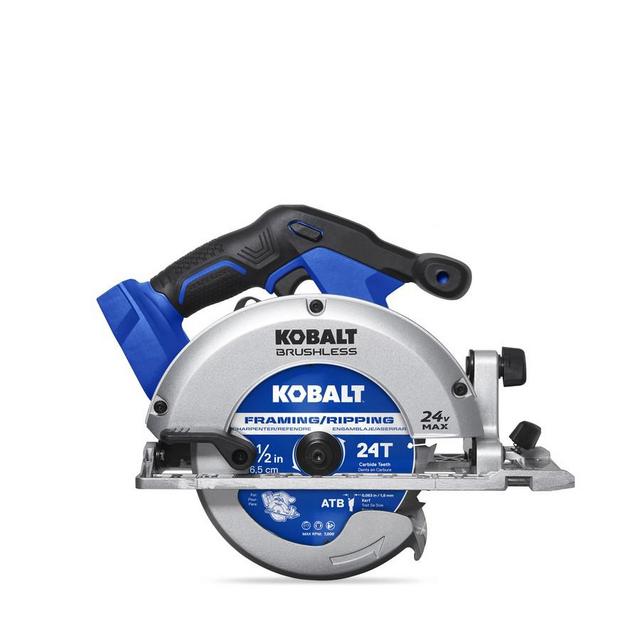 Kobalt 24-Volt Max 6-1/2-in Cordless Circular Saw with Brake (Bare Tool Only)