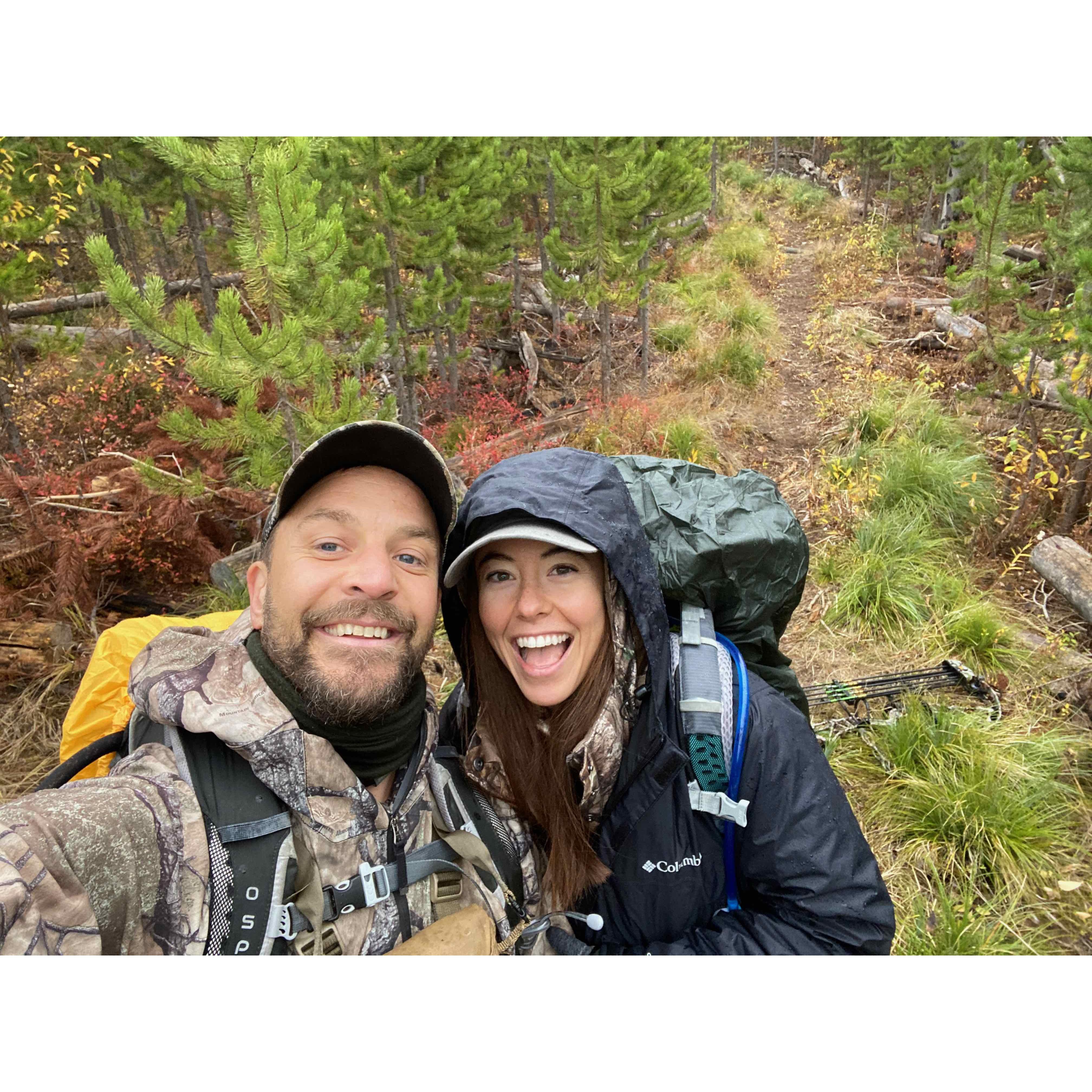 Montana Mule Deer hunting in the rain!