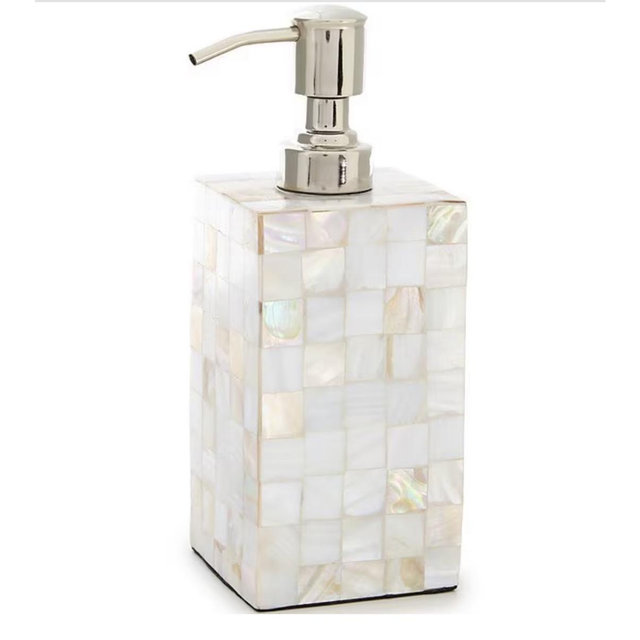 Luxury Hotel Mother of Pearl Lotion Dispenser