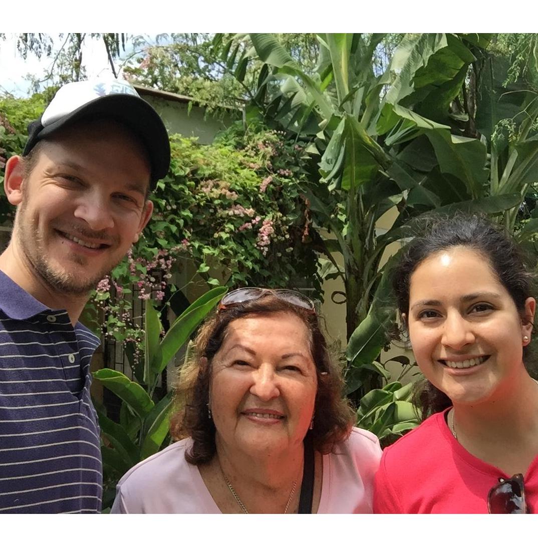 With Juliet's grandma Naryha in Chiclayo, Peru, 2018.