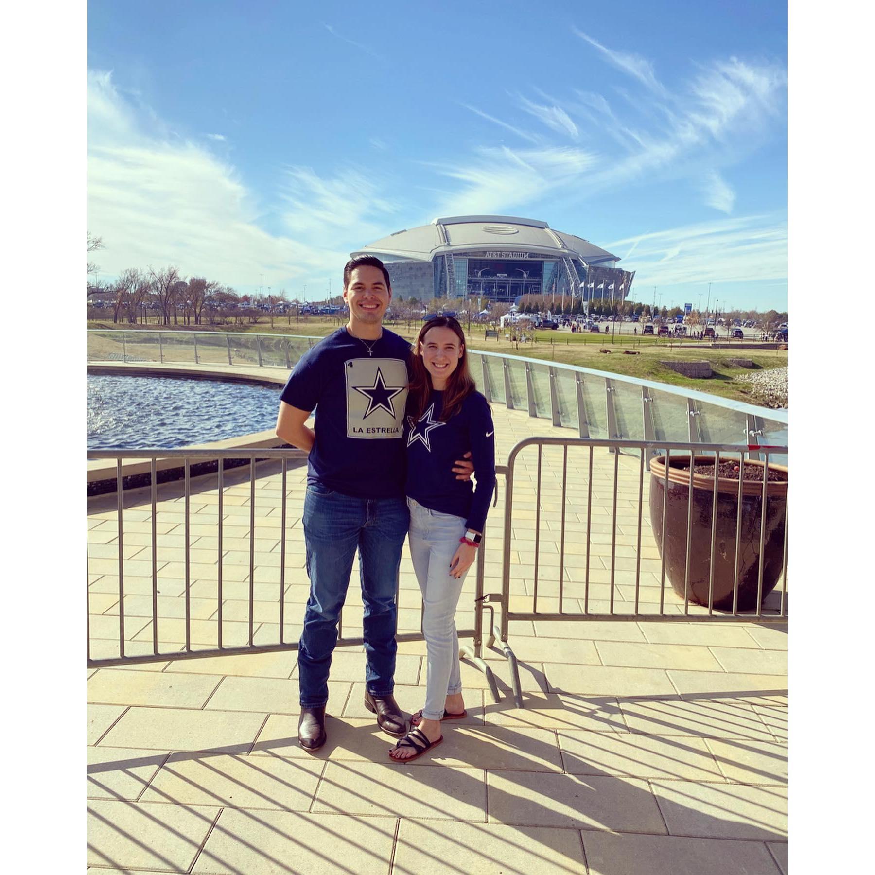 Our first Cowboys game together- 2019