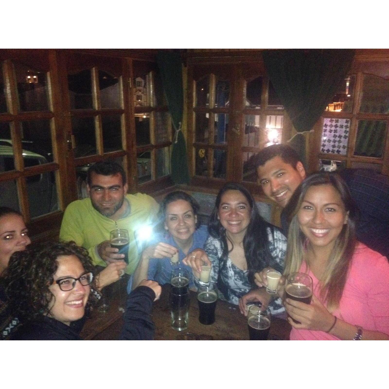The day we met. Of course there were beers involved  xD