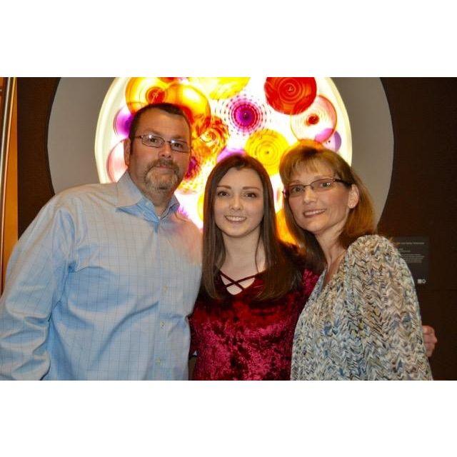 Parents of the bride when she graduated college.
