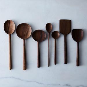 Simple Walnut Wooden Spoons
