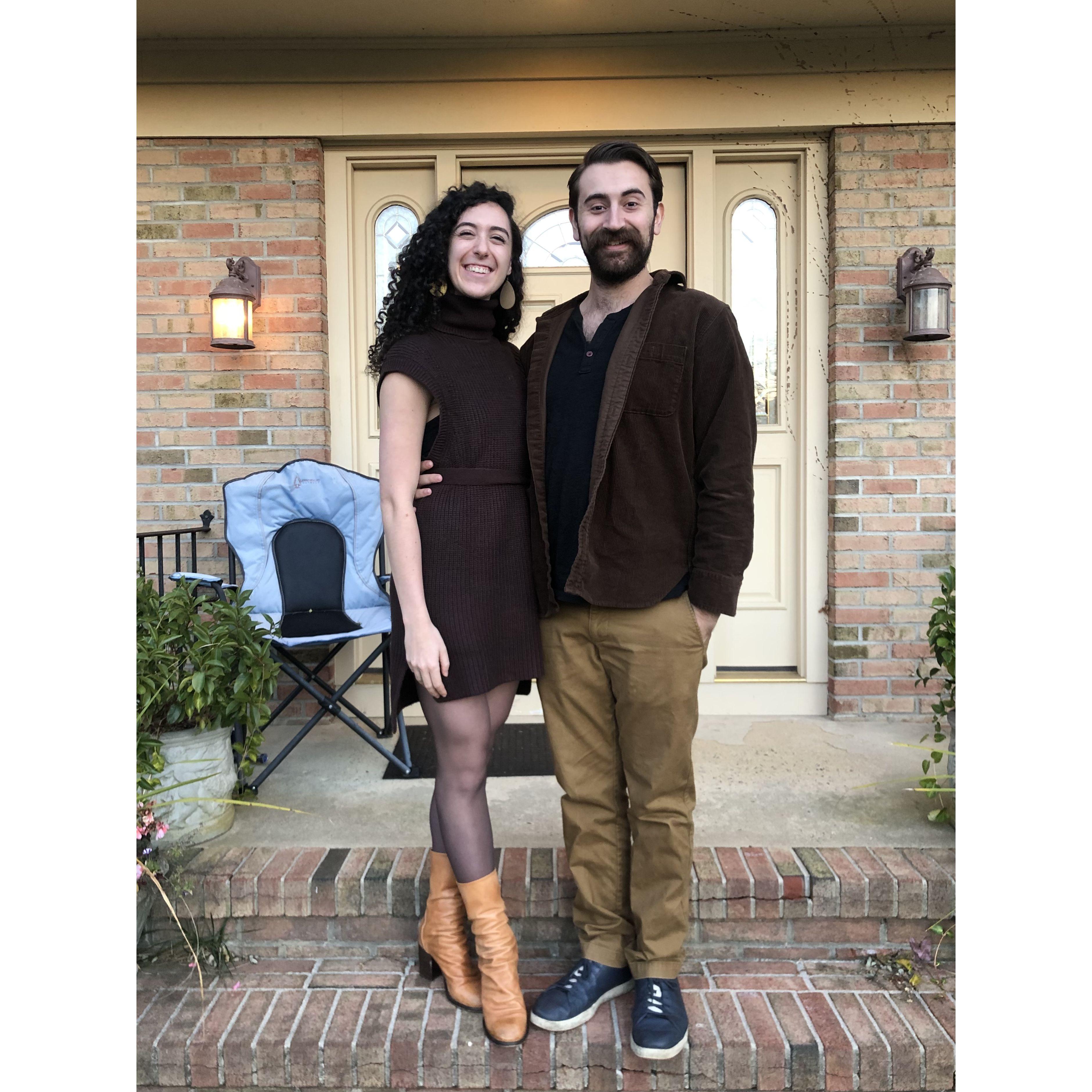 Our first thanksgiving together. :)