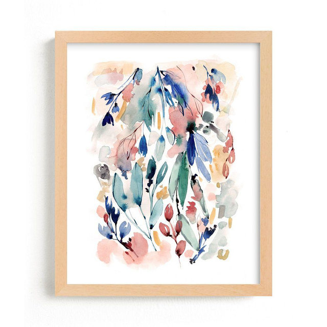 Awakening Version I, by Sara Berrenson, Natural Wood Frame, Full Bleed, 8x10